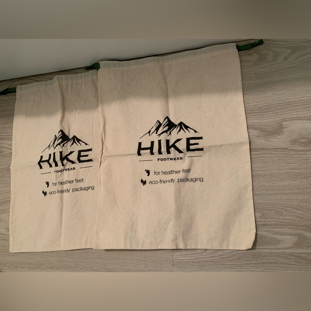 HIKE Footwear Eco-Friendly dust Bags - Cream